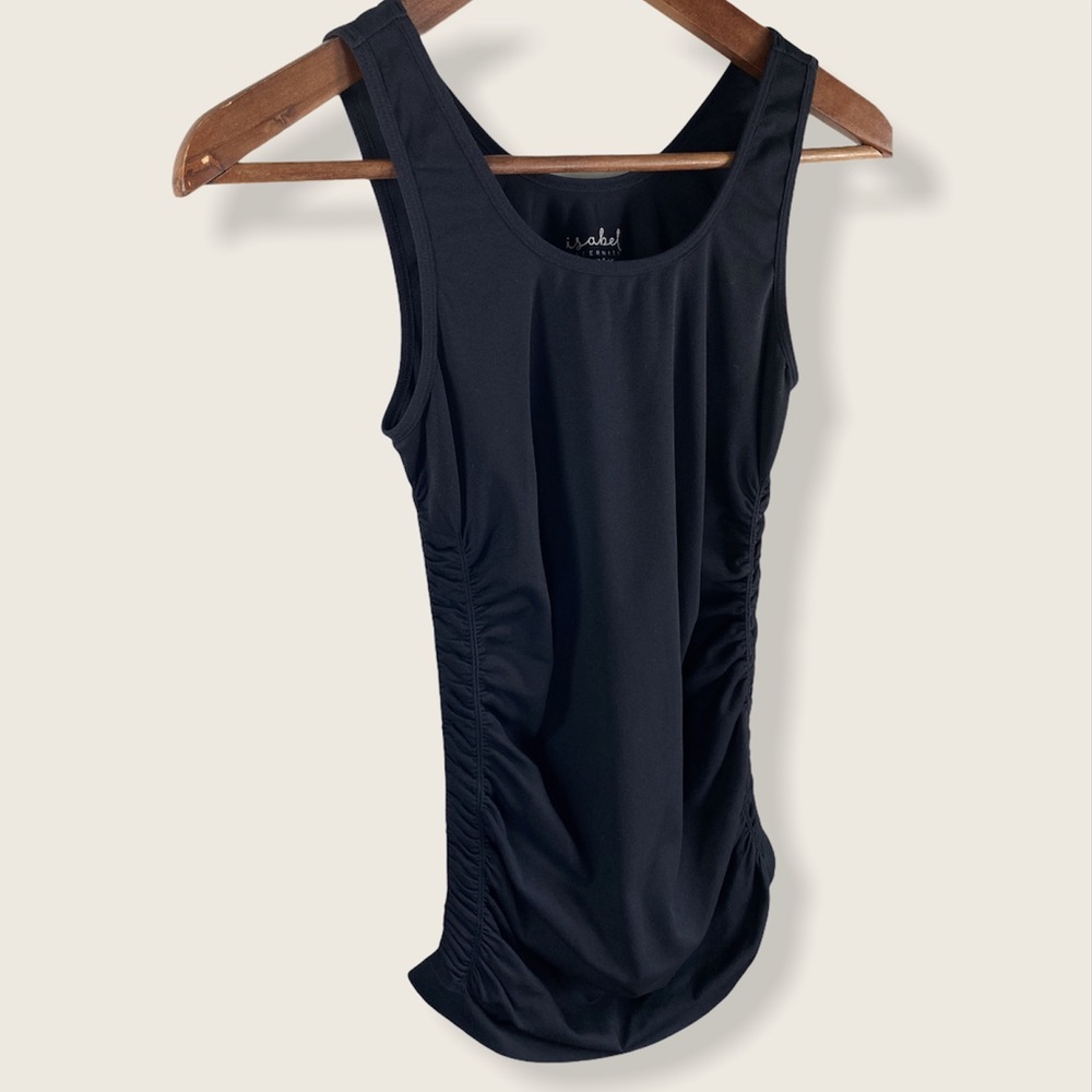 Isabel Maternity Seamless Black Tank - Picture 5 of 6